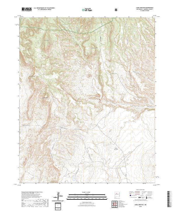 Loma Creston, NM — USGS 7.5-minute topo (2023)