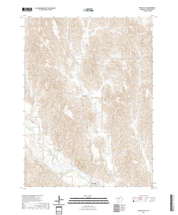 Eddyville NE, NE — USGS 7.5-minute topo (2021)