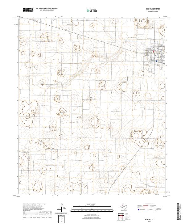 Morton, TX — USGS 7.5-minute topo (2022)