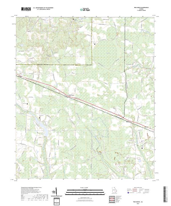 Pine Grove, GA — USGS 7.5-minute topo (2024)