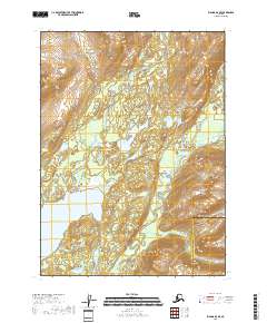 Iliamna D-3 SE, AK — USGS 7.5-minute topo (2018)