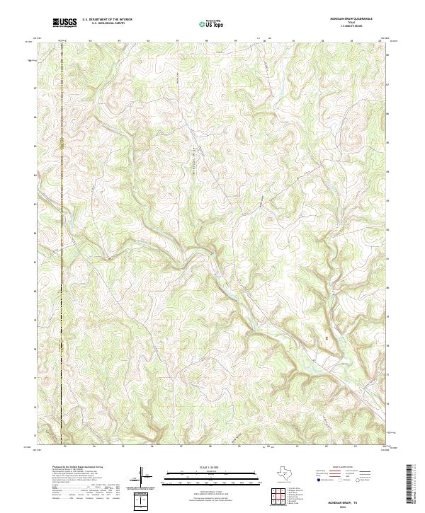 McKegan Draw, TX — USGS 7.5-minute topo (2022)