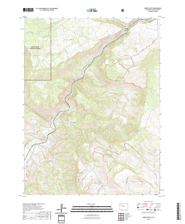 Burns South, CO — USGS 7.5-minute topo (2022)