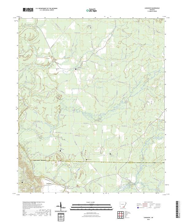 Longview, AR — USGS 7.5-minute topo (2024)