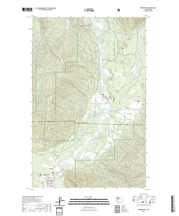 Darrington, WA — USGS 7.5-minute topo (2023)