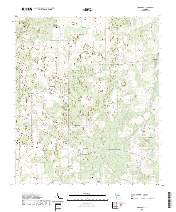 Branchville, GA — USGS 7.5-minute topo (2024)