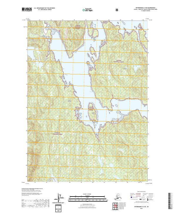 Petersburg A-4 SE, AK — USGS 7.5-minute topo (2021)