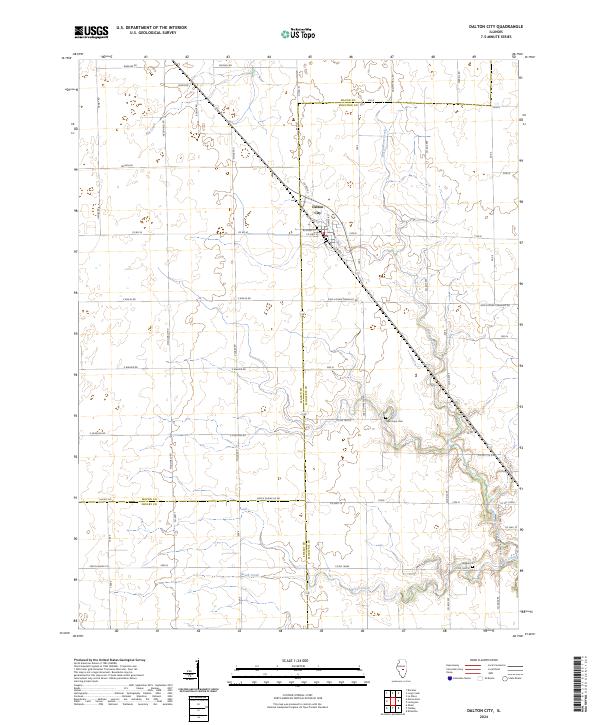 Dalton City, IL — USGS 7.5-minute topo (2024)