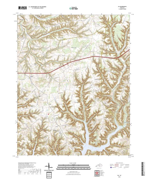 Eli, KY — USGS 7.5-minute topo (2022)
