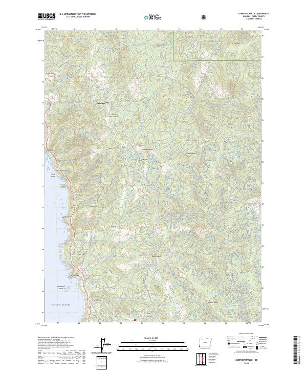 Carpenterville, OR — USGS 7.5-minute topo (2024)