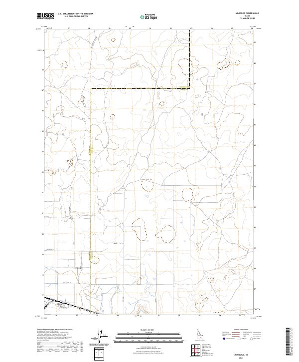 Minidoka, ID — USGS 7.5-minute topo (2023)
