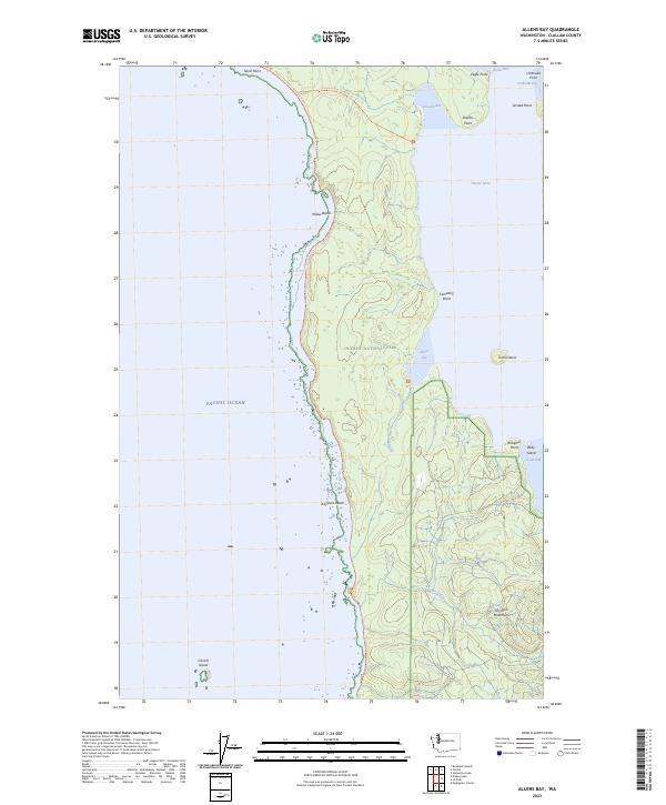 Allens Bay, WA — USGS 7.5-minute topo (2023)