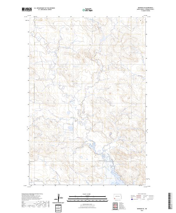 Bowman SE, ND — USGS 7.5-minute topo (2024)