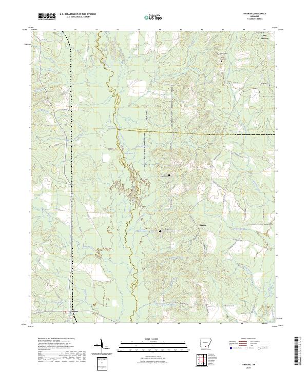 Tinsman, AR — USGS 7.5-minute topo (2024)