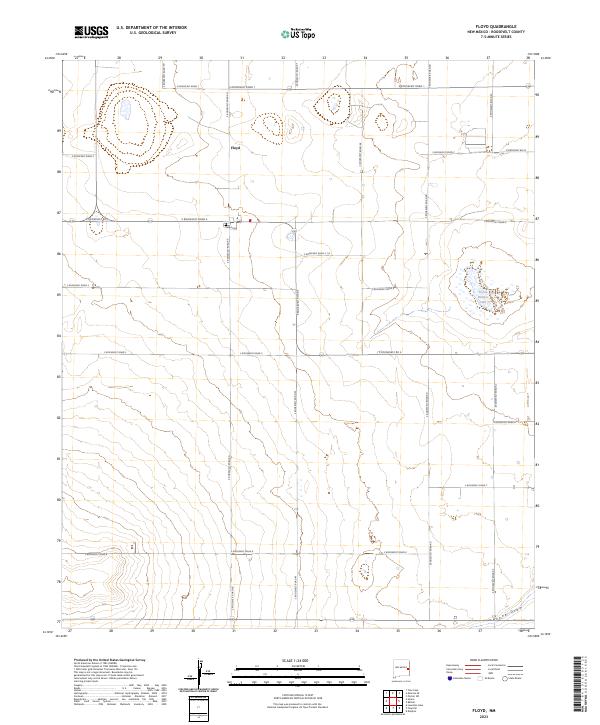 Floyd, NM — USGS 7.5-minute topo (2023)