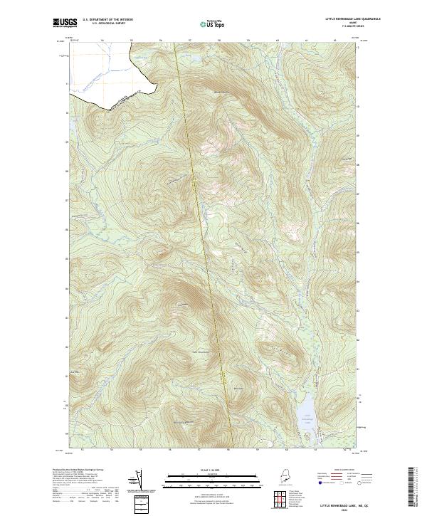 Little Kennebago Lake, ME-QC — USGS 7.5-minute topo (2024)