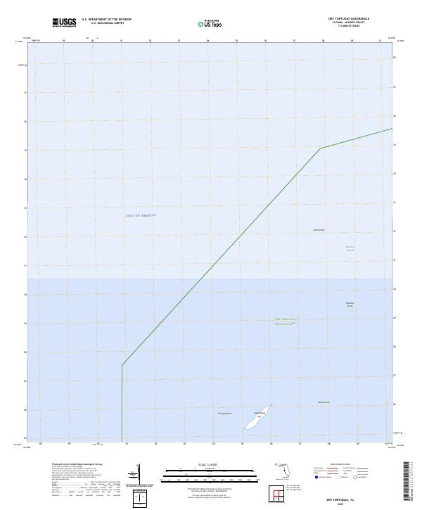 Dry Tortugas, FL — USGS 7.5-minute topo (2025)