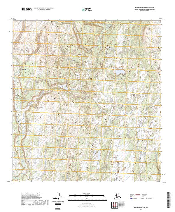 Talkeetna B-2 NE, AK — USGS 7.5-minute topo (2023)