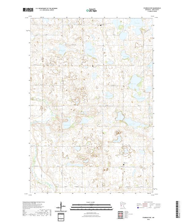 Starbuck NW, MN — USGS 7.5-minute topo (2022)