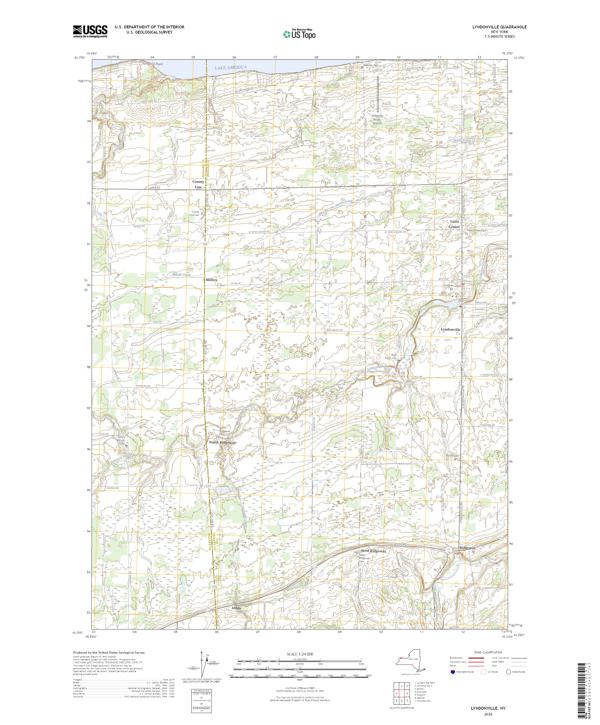 Lyndonville, NY — USGS 7.5-minute topo (2026)