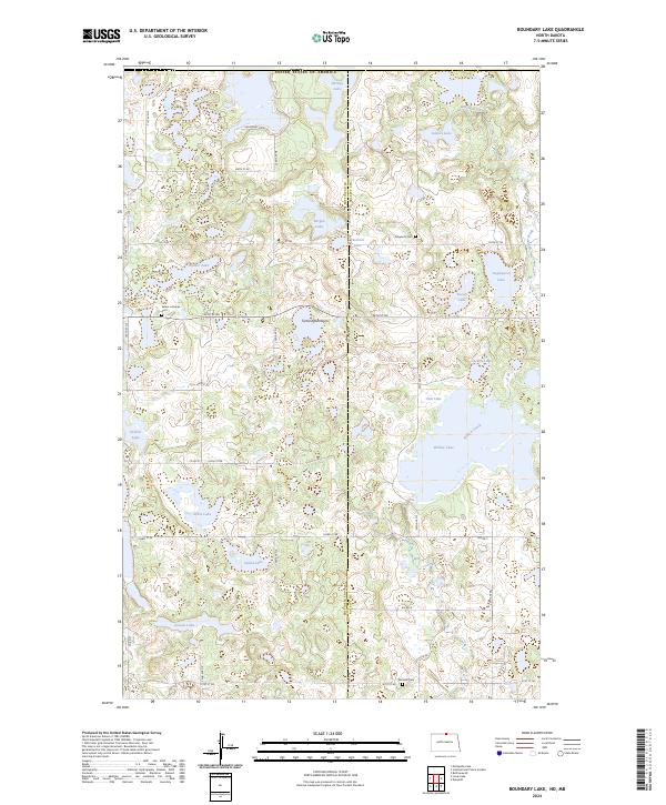 Boundary Lake, ND-MB — USGS 7.5-minute topo (2024)
