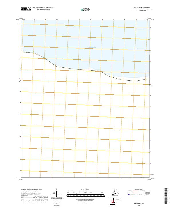 Attu A-2 SW, AK — USGS 7.5-minute topo (2021)