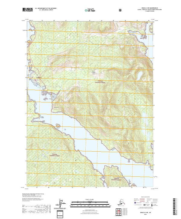 Craig A-3 NE, AK — USGS 7.5-minute topo (2021)