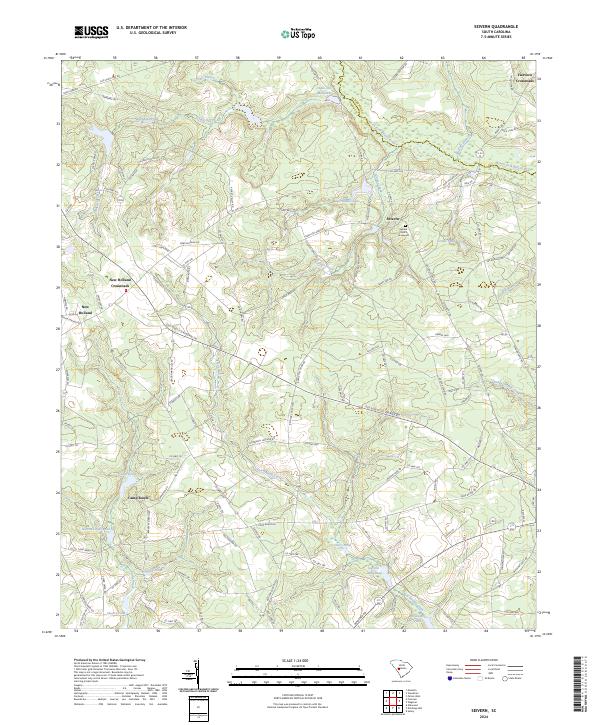 Seivern, SC — USGS 7.5-minute topo (2024)