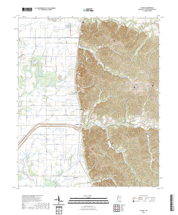 Paynes, MS — USGS 7.5-minute topo (2024)