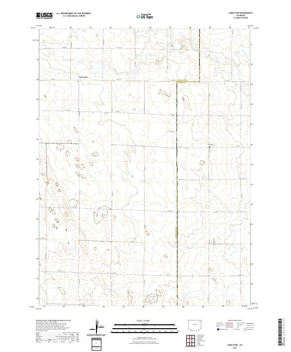 Lone Star, CO — USGS 7.5-minute topo (2022)