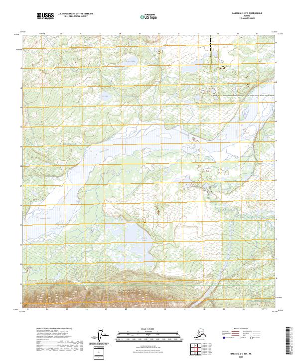 Nabesna C-3 SW, AK — USGS 7.5-minute topo (2023)