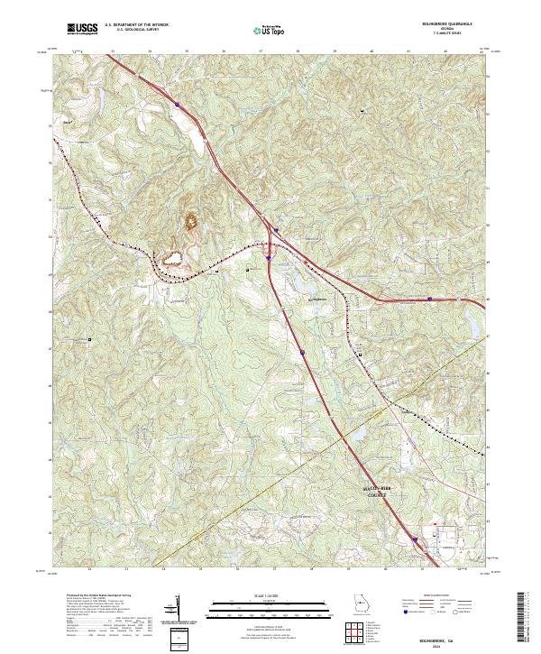 Bolingbroke, GA — USGS 7.5-minute topo (2024)