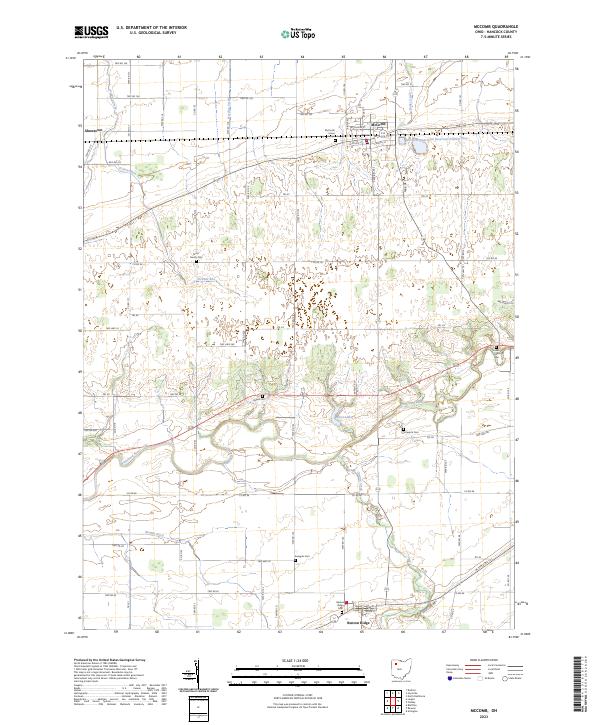 McComb, OH — USGS 7.5-minute topo (2023)