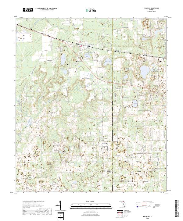 Wellborn, FL — USGS 7.5-minute topo (2024)