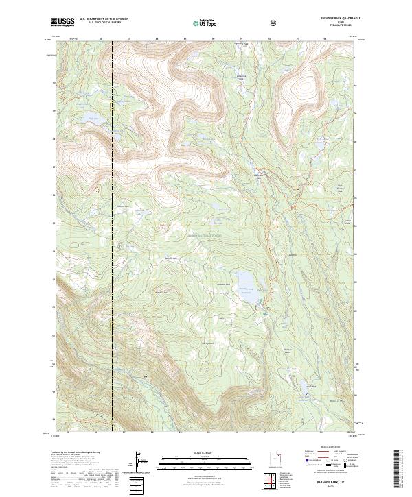 Paradise Park, UT — USGS 7.5-minute topo (2023)
