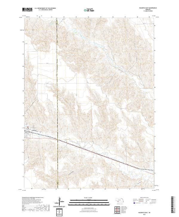 Wauneta East, NE — USGS 7.5-minute topo (2021)