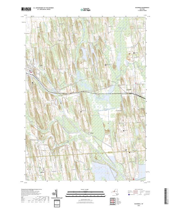 Savannah, NY — USGS 7.5-minute topo (2023)