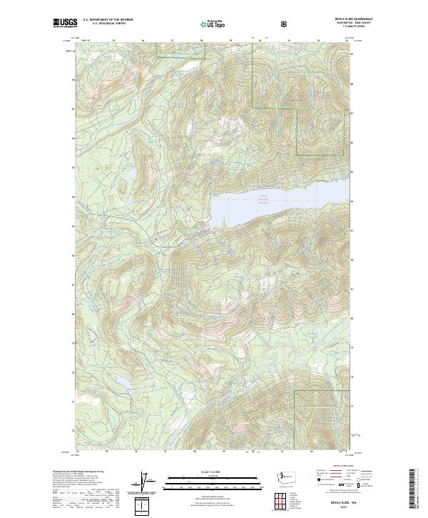 Devils Slide, WA — USGS 7.5-minute topo (2023)