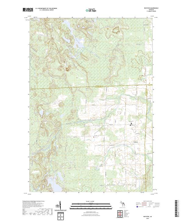 Royston, MI — USGS 7.5-minute topo (2023)