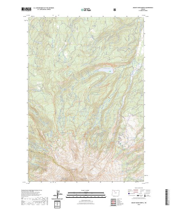 Mount Hood North, OR — USGS 7.5-minute topo (2024)