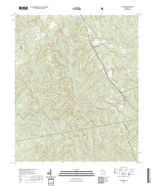 Hillsboro, GA — USGS 7.5-minute topo (2024)