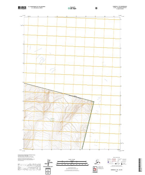 Sumdum A-1 SE, AK-BC — USGS 7.5-minute topo (2024)