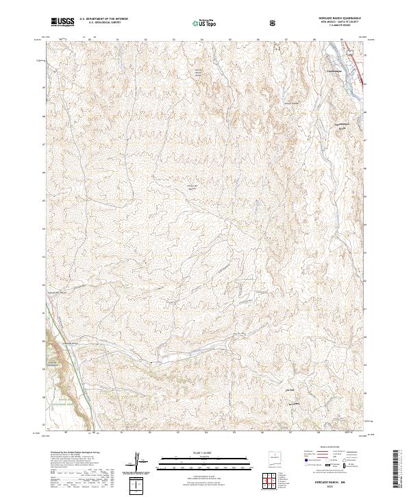 Horcado Ranch, NM — USGS 7.5-minute topo (2023)