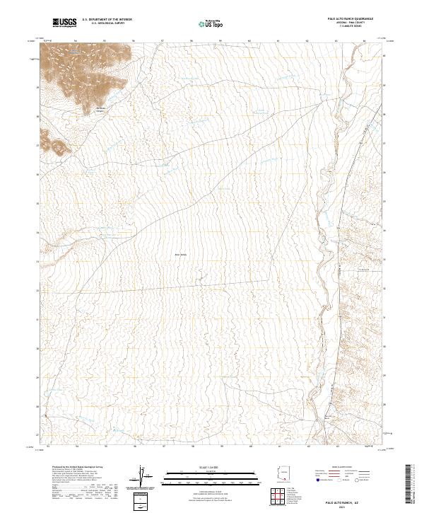 Palo Alto Ranch, AZ — USGS 7.5-minute topo (2021)