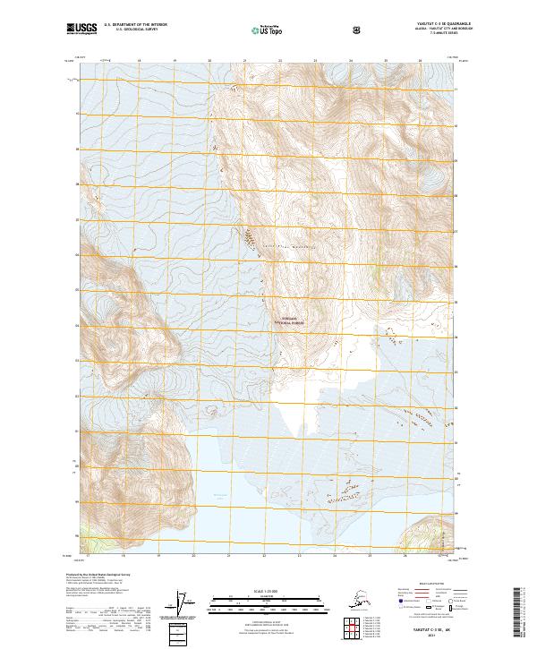 Yakutat C-3 SE, AK — USGS 7.5-minute topo (2021)