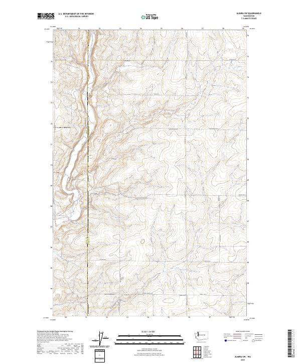 Almira SW, WA — USGS 7.5-minute topo (2023)