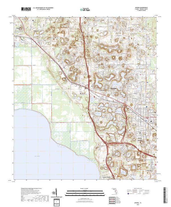 Apopka, FL — USGS 7.5-minute topo (2024)