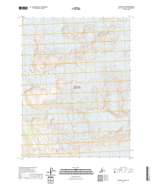 Skagway A-8 NW, AK — USGS 7.5-minute topo (2021)