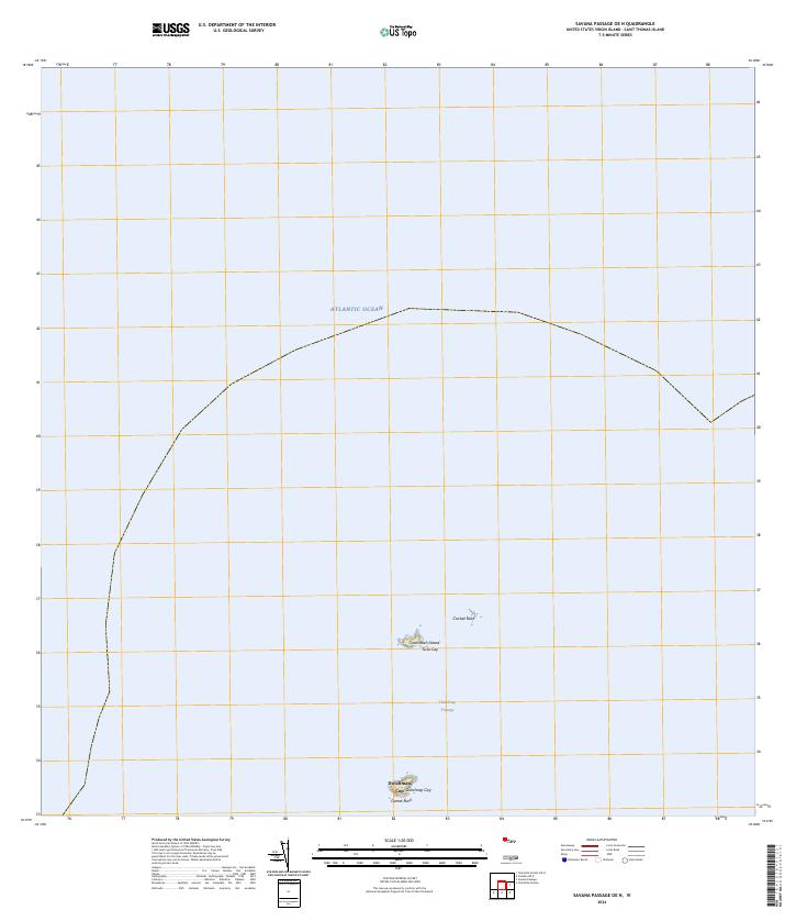 Savana Passage OE N, VI — USGS 7.5-minute topo (2024)