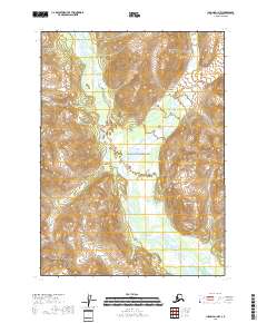 Iliamna D-1 NW, AK — USGS 7.5-minute topo (2018)